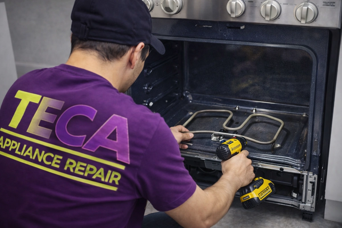 Professional oven and stove repair in Toronto by TECA Appliance Repair